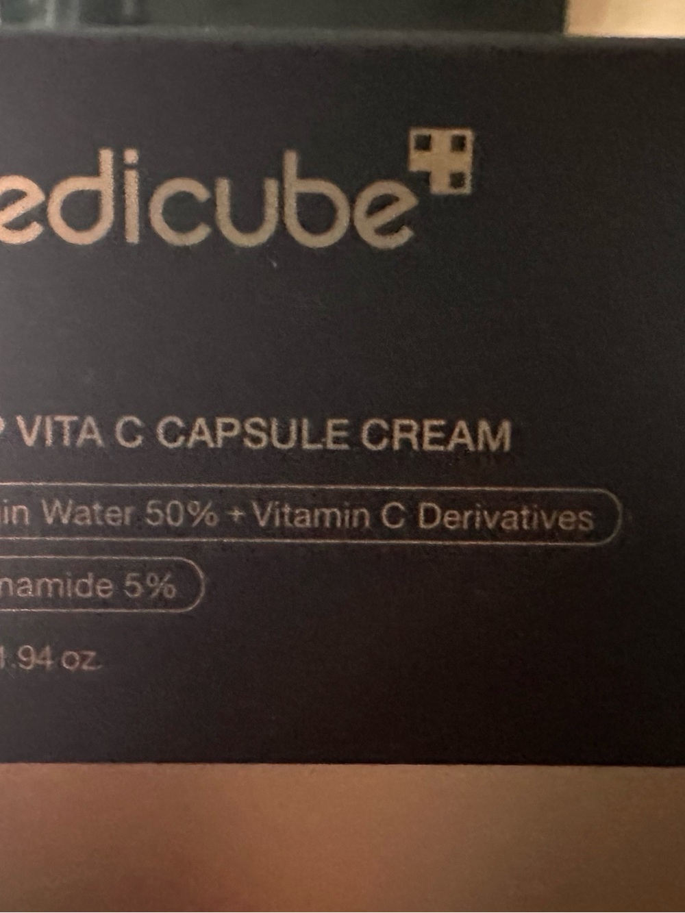 Medicube Vita C Capsule Cream – Black